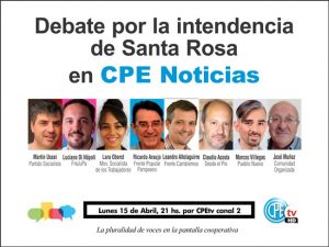 Ocho candidatos debatirán en vivo en La Pampa | Canal Showsport