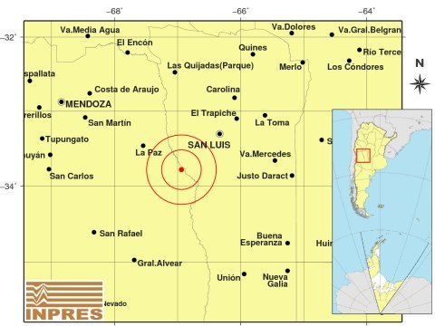 Fuerte sismo en Mendoza se sintió en Córdoba | Canal Showsport