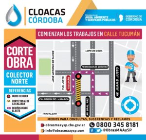 Cloacas: avanza el segundo frente del Colector Norte • Canal C