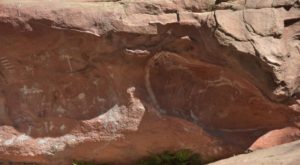 Vandalizaron una pintura rupestre en el Cerro Inti Huasi • Canal C