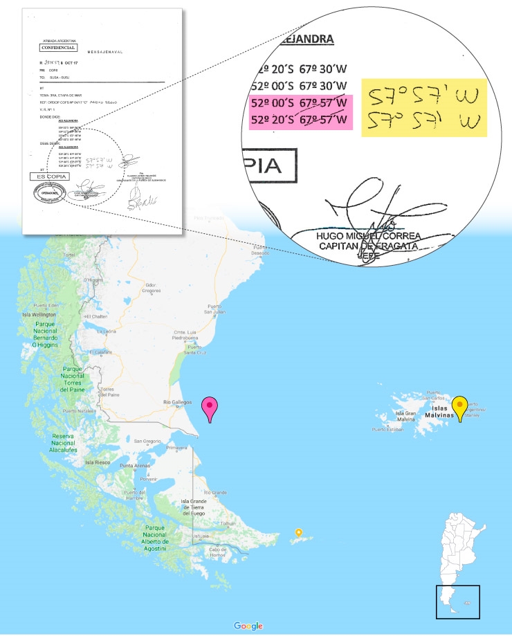 ARA San Juan: el submarino habría pasado cerca de las Islas Malvinas • Canal C