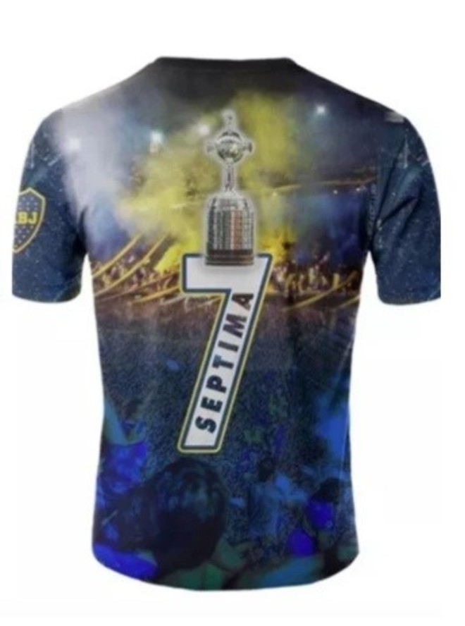 La nueva camiseta de Boca por la séptima Libertadores • Canal C