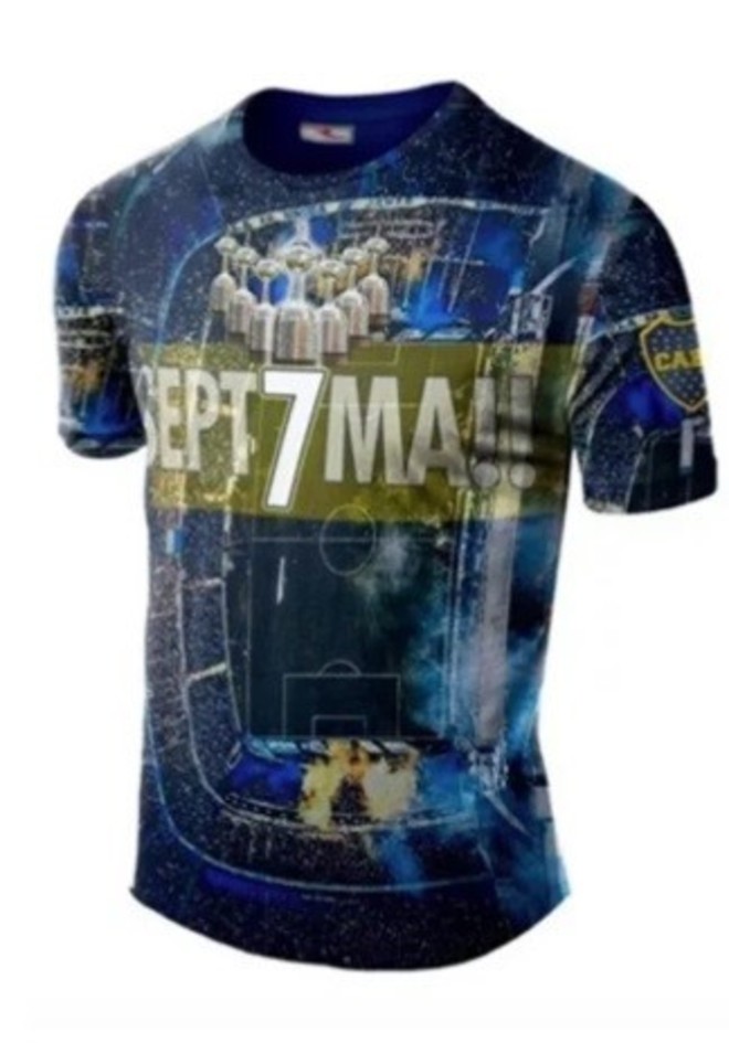 La nueva camiseta de Boca por la séptima Libertadores • Canal C