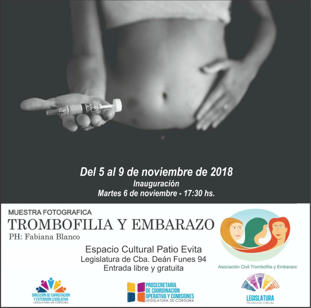 Exposición fotográfica sobre Trombofilia y Embarazo • Canal C