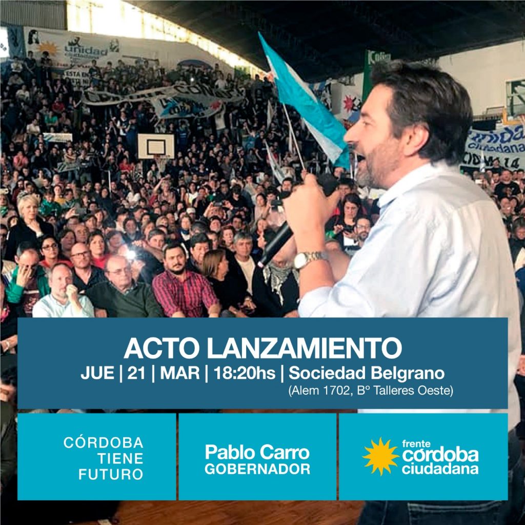 Pablo Carro lanza su candidatura a gobernador • Canal C