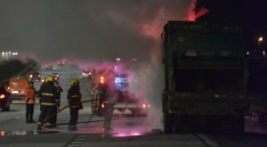 Un camión de Cotreco se prendió fuego en Circunvalación • Canal C