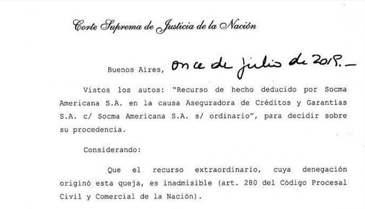 Causa del Correo: la Corte declara "inadmisible" un recurso del Grupo Macri • Canal C