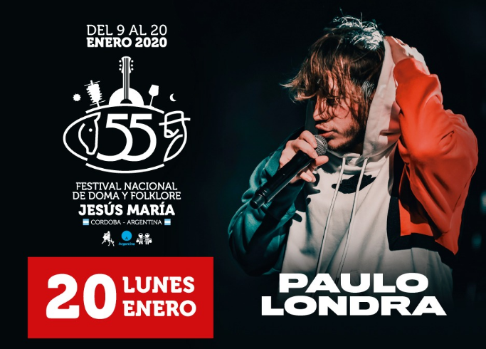 Paulo Londra cerrará el Festival de Jesús María 2020 • Canal C