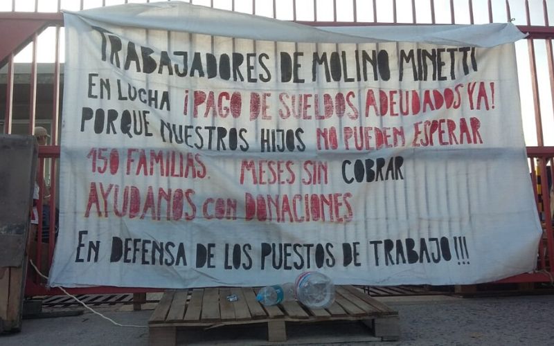 Molinos Minetti: trabajores resisten los desalojos • Canal C