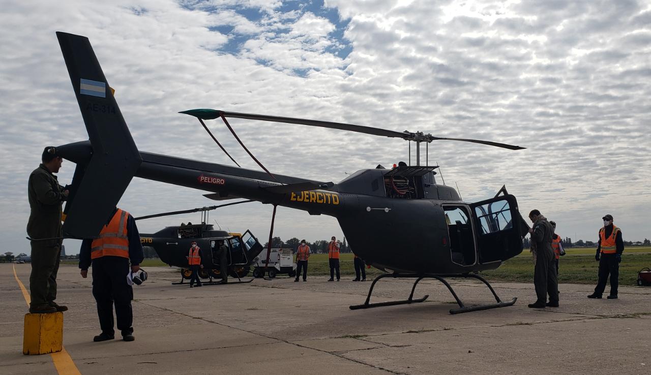 Operativo emergencia por coronavirus: FAdeA entregó al Ejército 2 helicópteros modernizados • Canal C