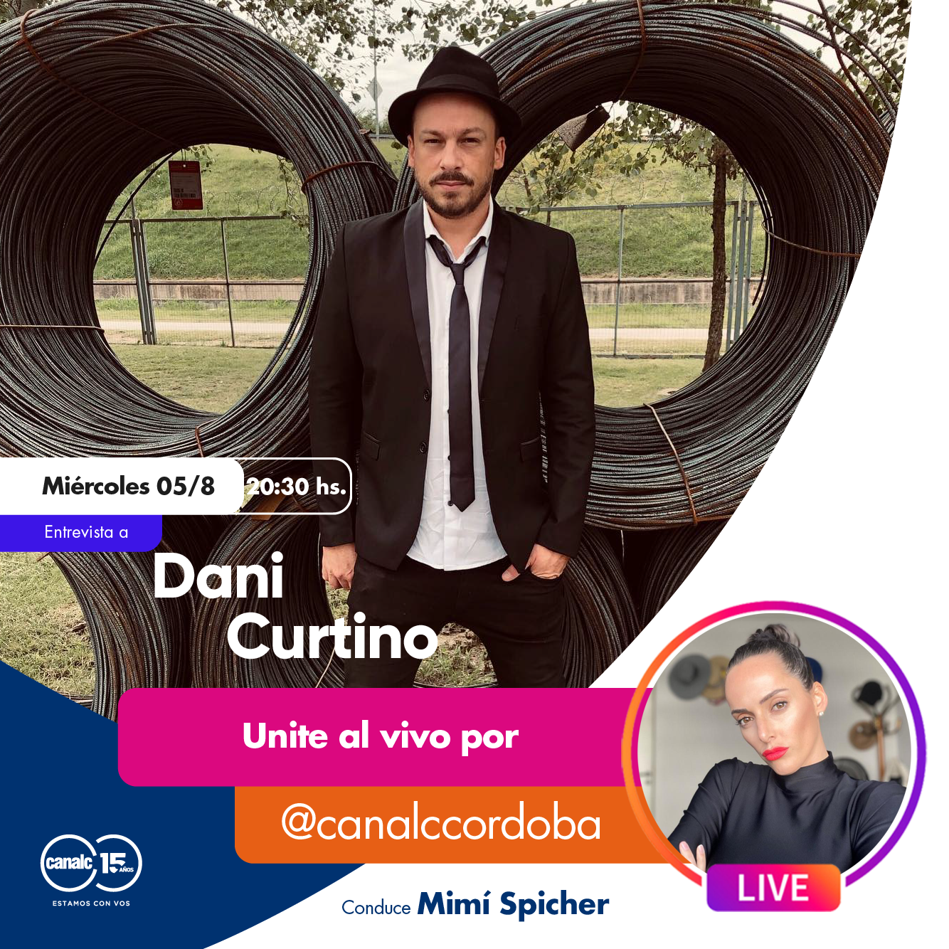 ¡Llega el Instagram Live con Daniel Curtino! • Canal C