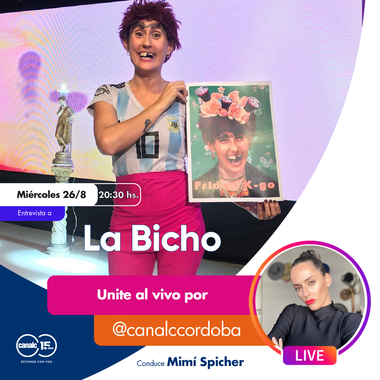 ¡Llega el Instagram Live con "La Bicho"! • Canal C