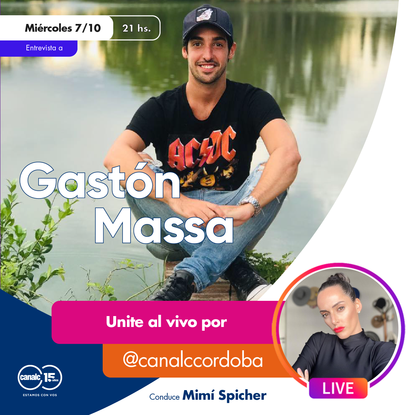 ¡Llega el Instagram Live con Gastón Massa! • Canal C