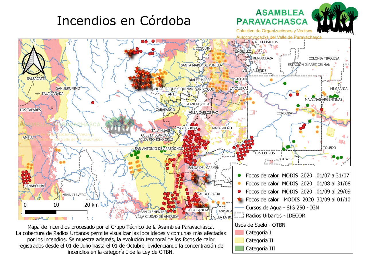 Calculan un total de 146.600 hectáreas quemadas en las sierras • Canal C