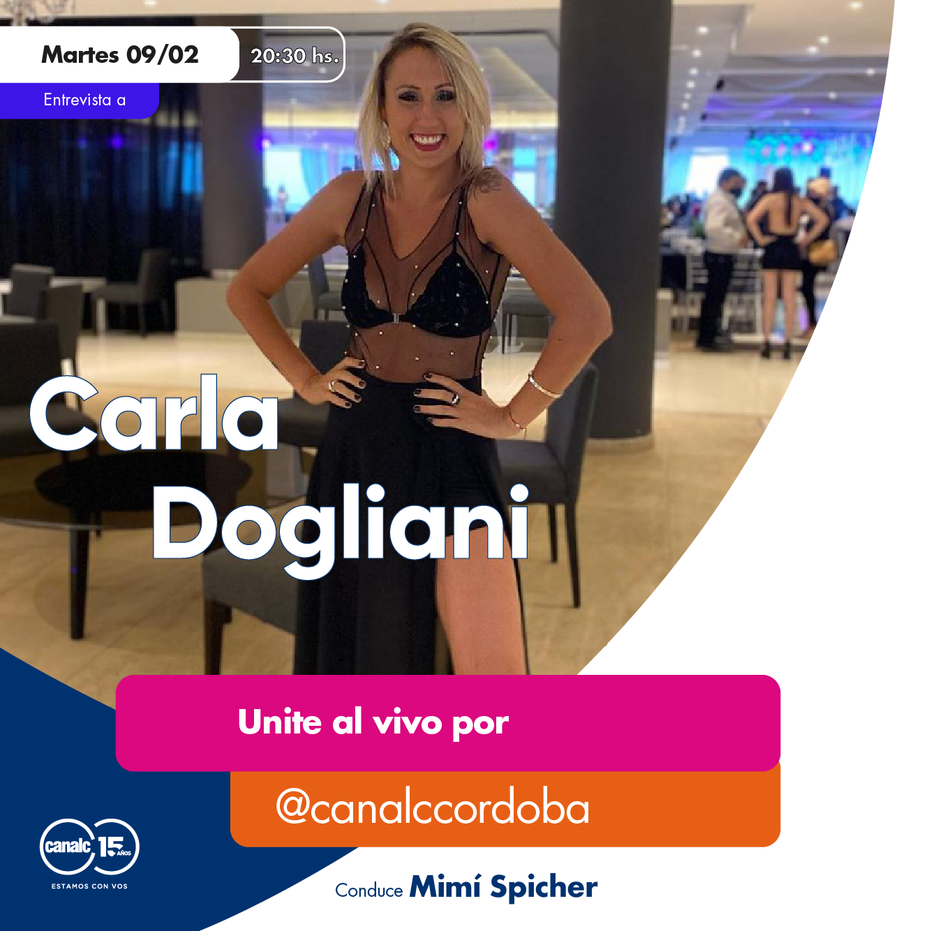 ¡Llega Carla Dogliani al Instagram Live de Canal C! • Canal C