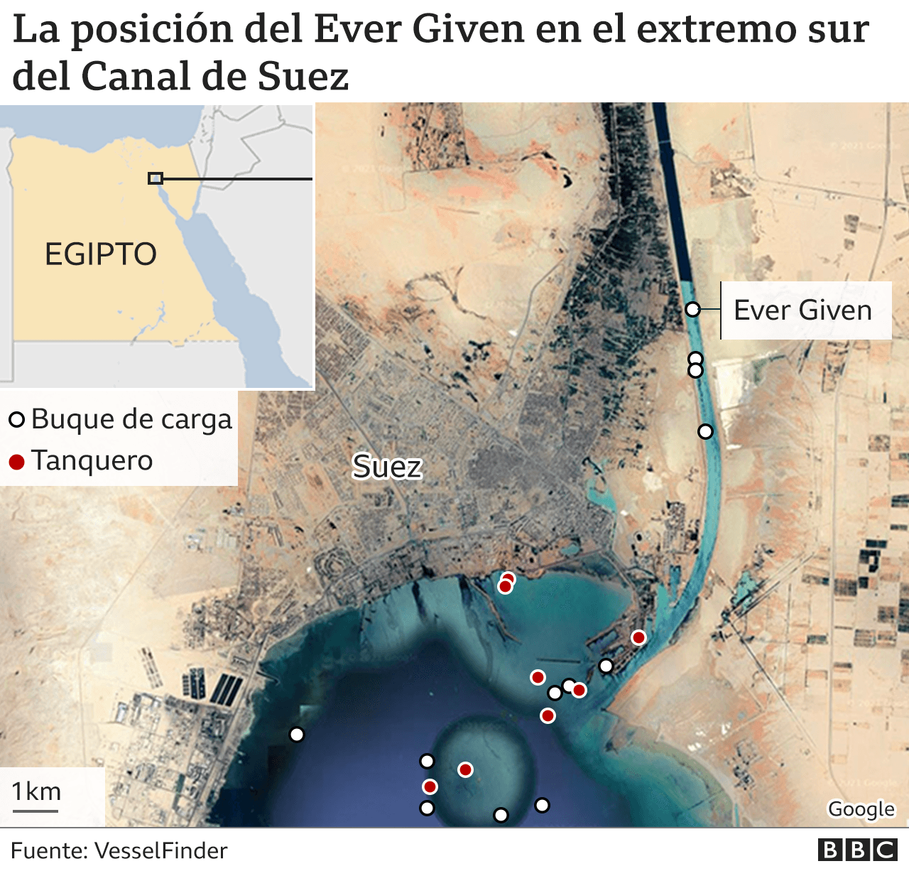 Reflotan el buque que bloquea el canal de Suez • Canal C