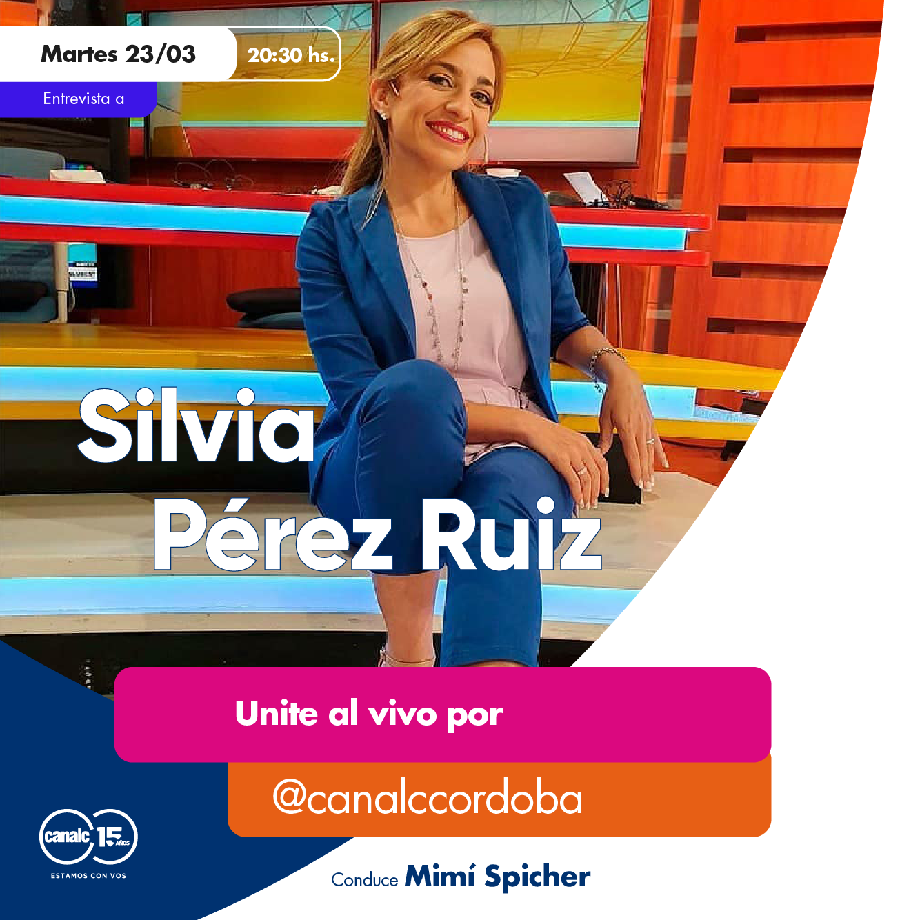 ¡Se viene el Instagram Live con Silvia Pérez Ruiz! • Canal C