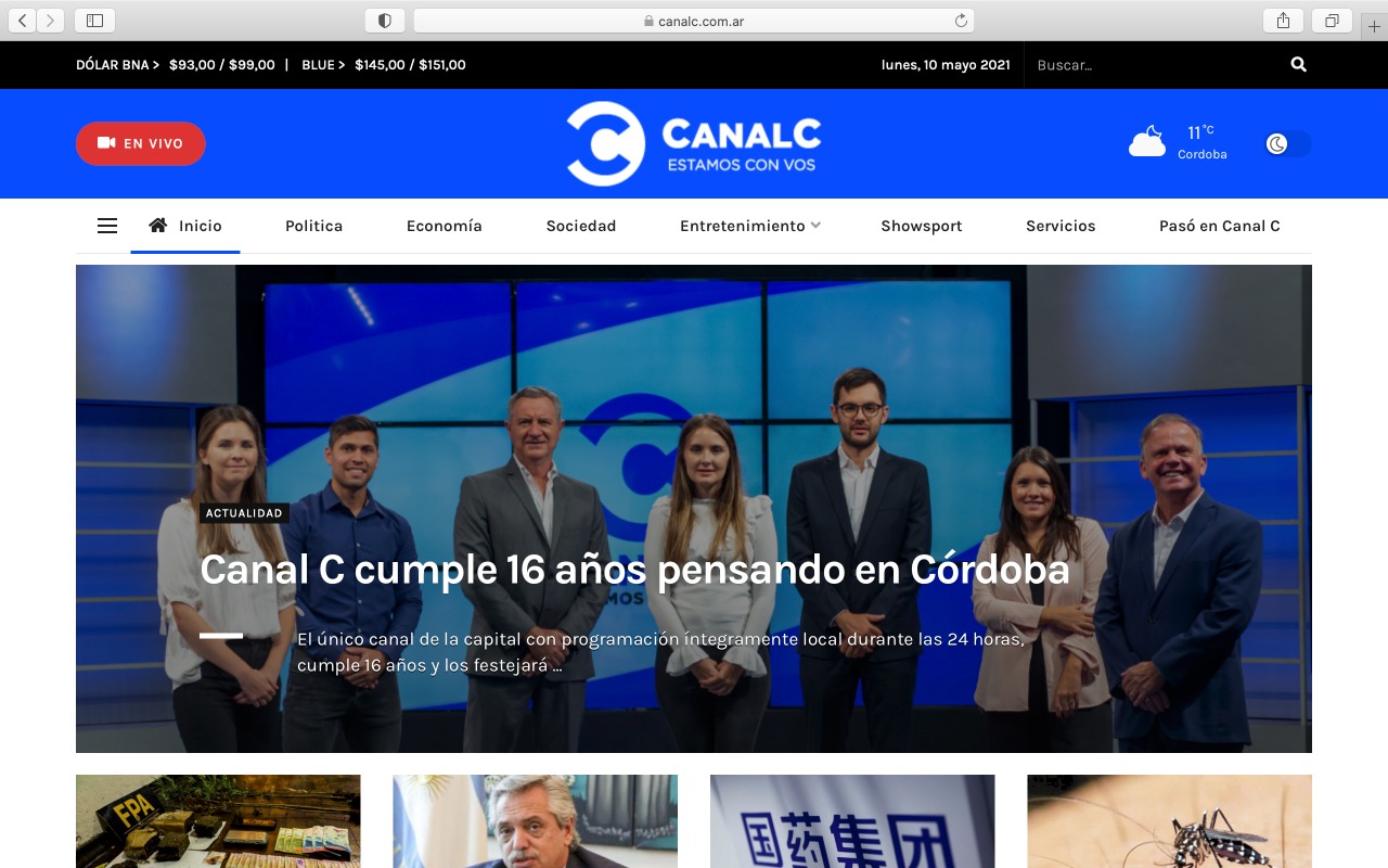 Canal C estrena su renovado sitio web • Canal C