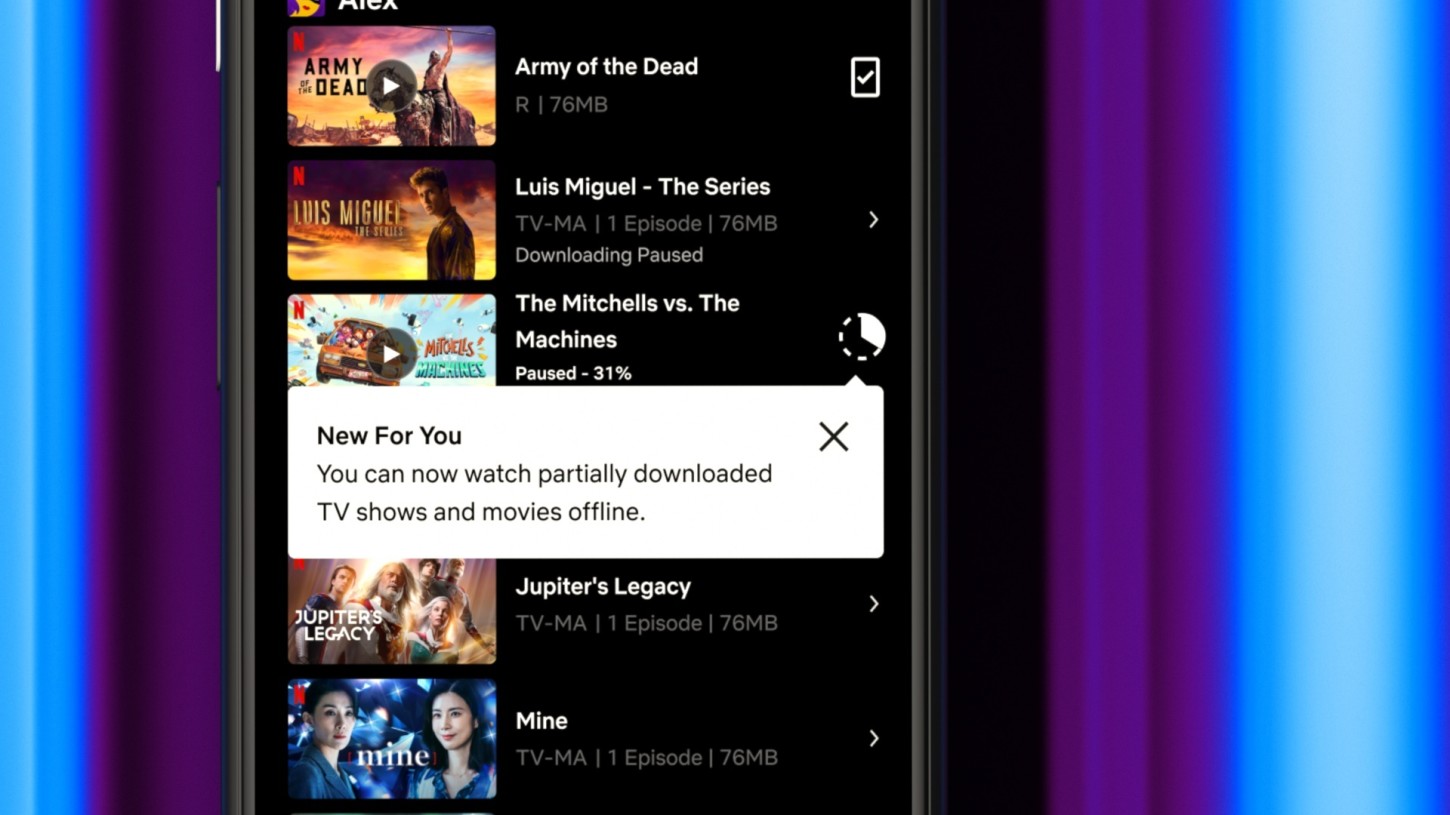 Netflix permite ver series sin conexión • Canal C