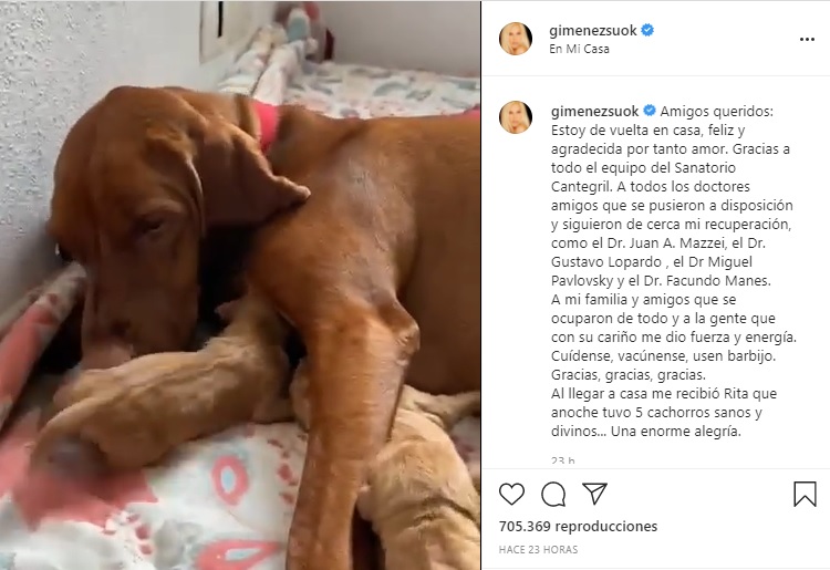 Susana Giménez ya se está recuperando en su casa • Canal C