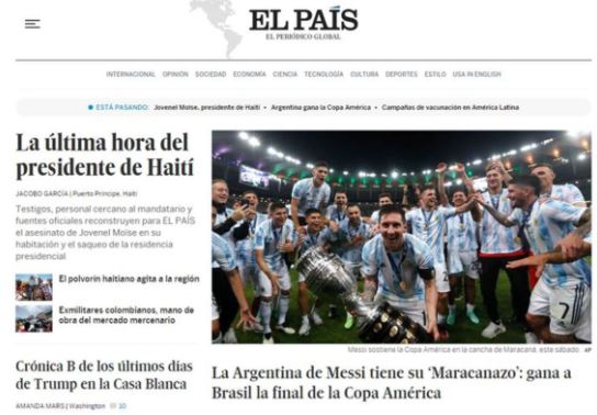Los diarios del mundo hablan del "Maracanazo" de la Selección • Canal C