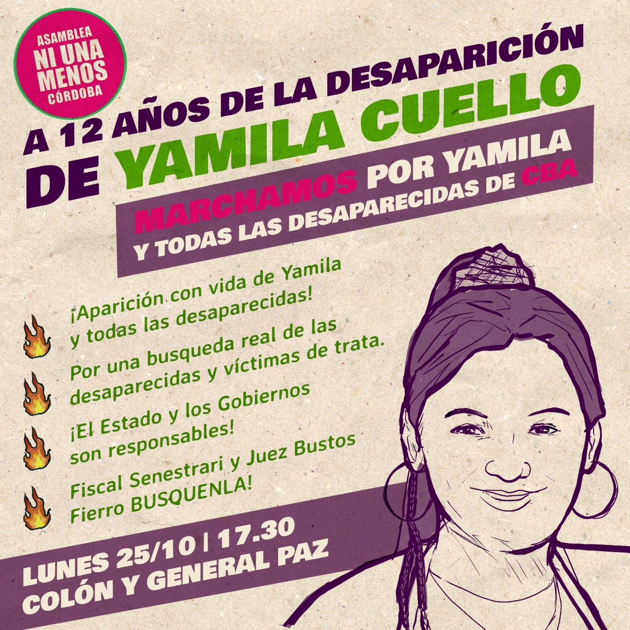 Marchan a 12 años de la desaparición de Yamila Cuello • Canal C