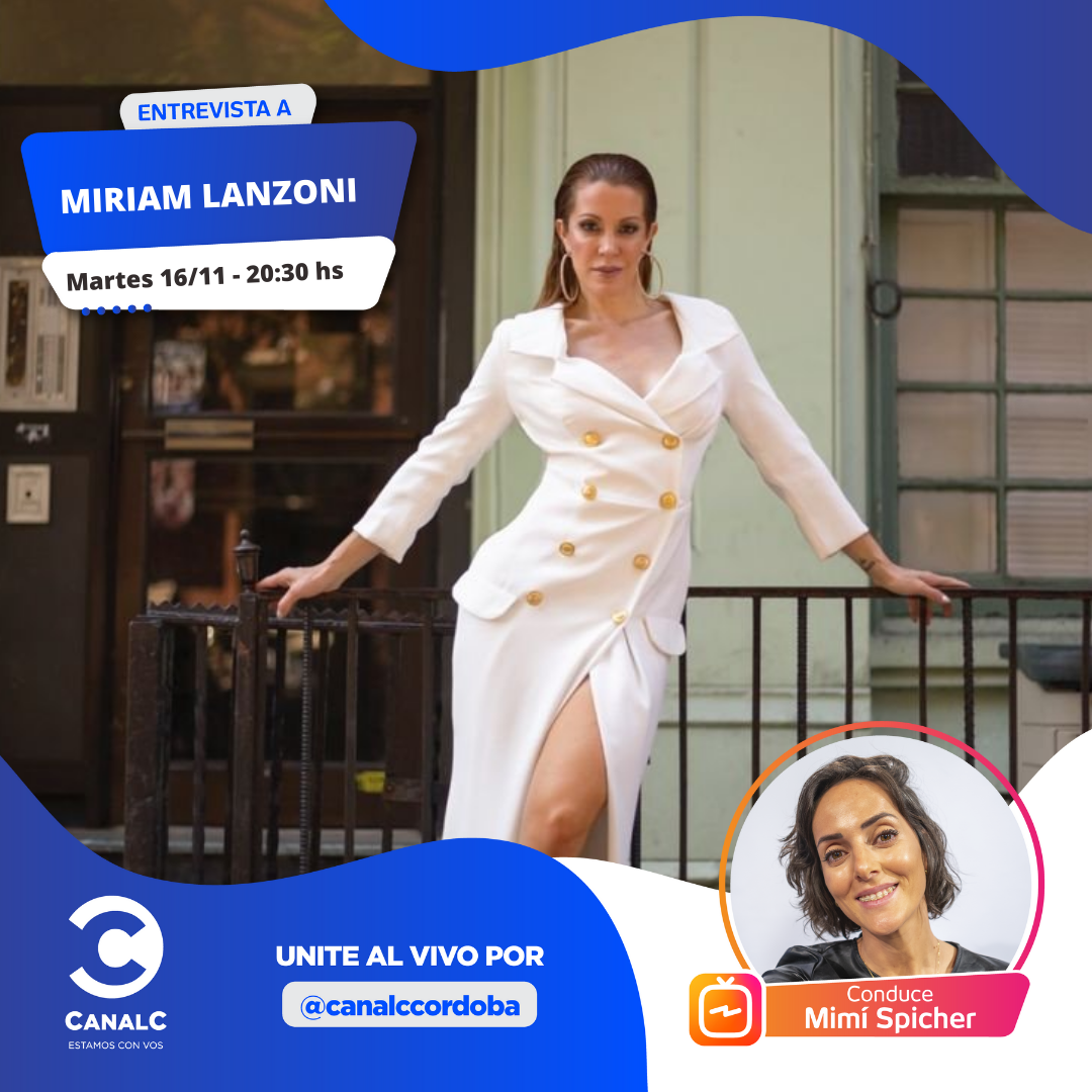 ¡Miriam Lanzoni llega al Instagram Live! • Canal C
