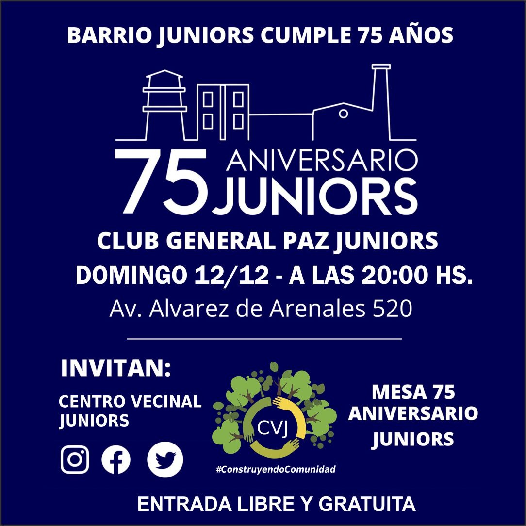 Barrio Juniors festeja su 75° aniversario • Canal C