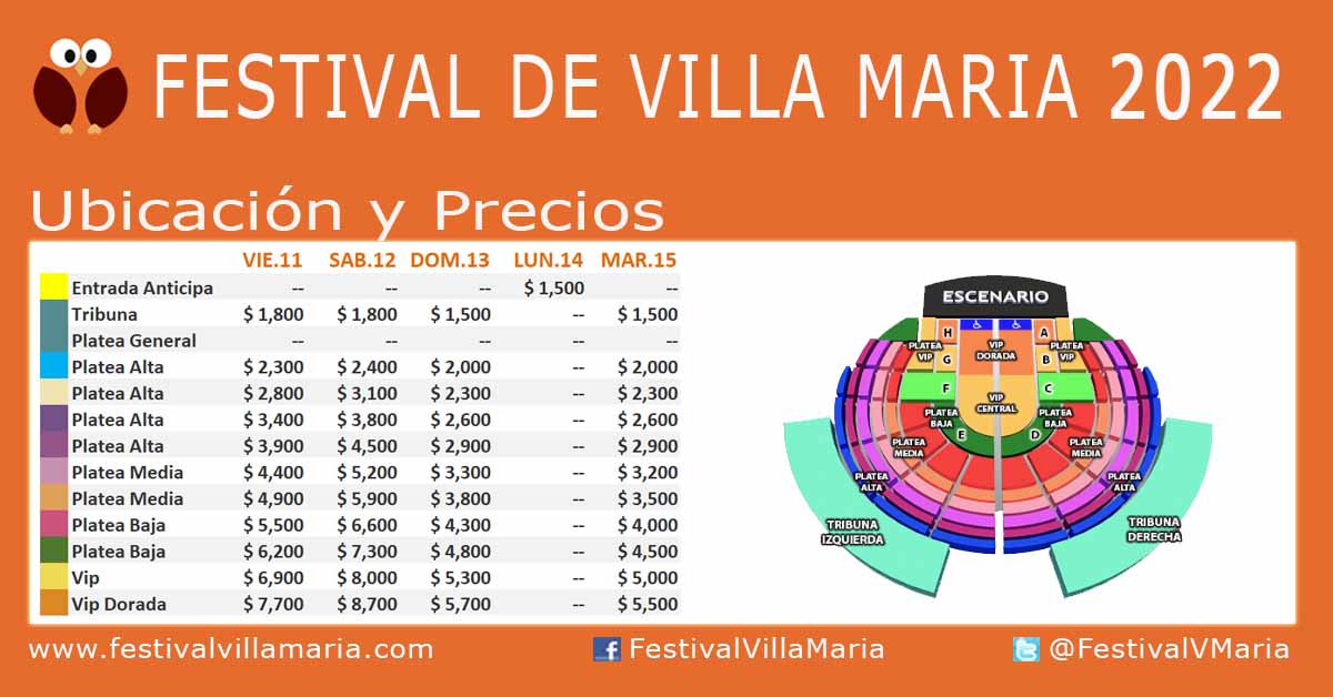 Confirmaron la grilla del Festival de Peñas de Villa María • Canal C