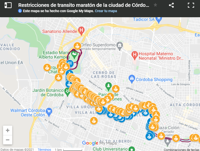 Maratón de la ciudad: cortes y restricciones en el tránsito para el día domingo • Canal C