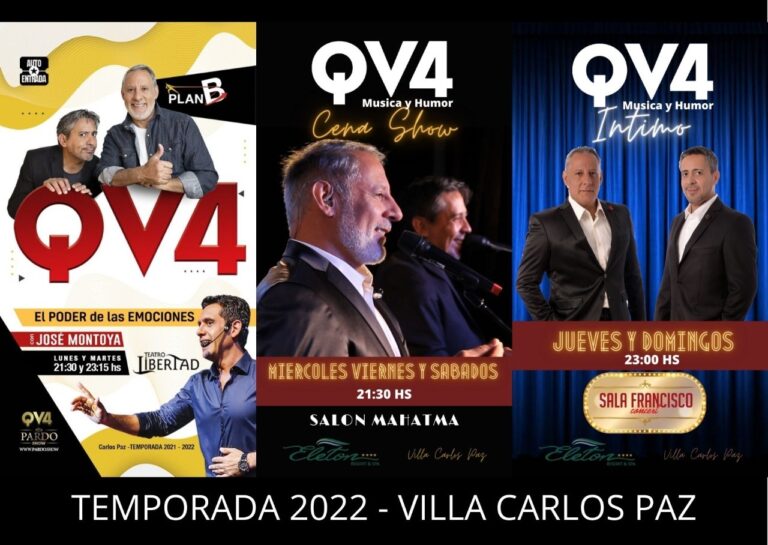 QV4 vuelve a los escenarios de Villa Carlos Paz • Canal C