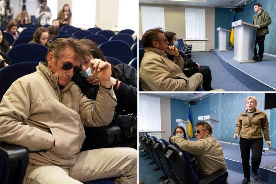 El actor Sean Penn está en Ucrania • Canal C