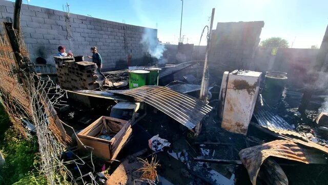 Se incendió una vivienda en barrio 12 de Julio • Canal C