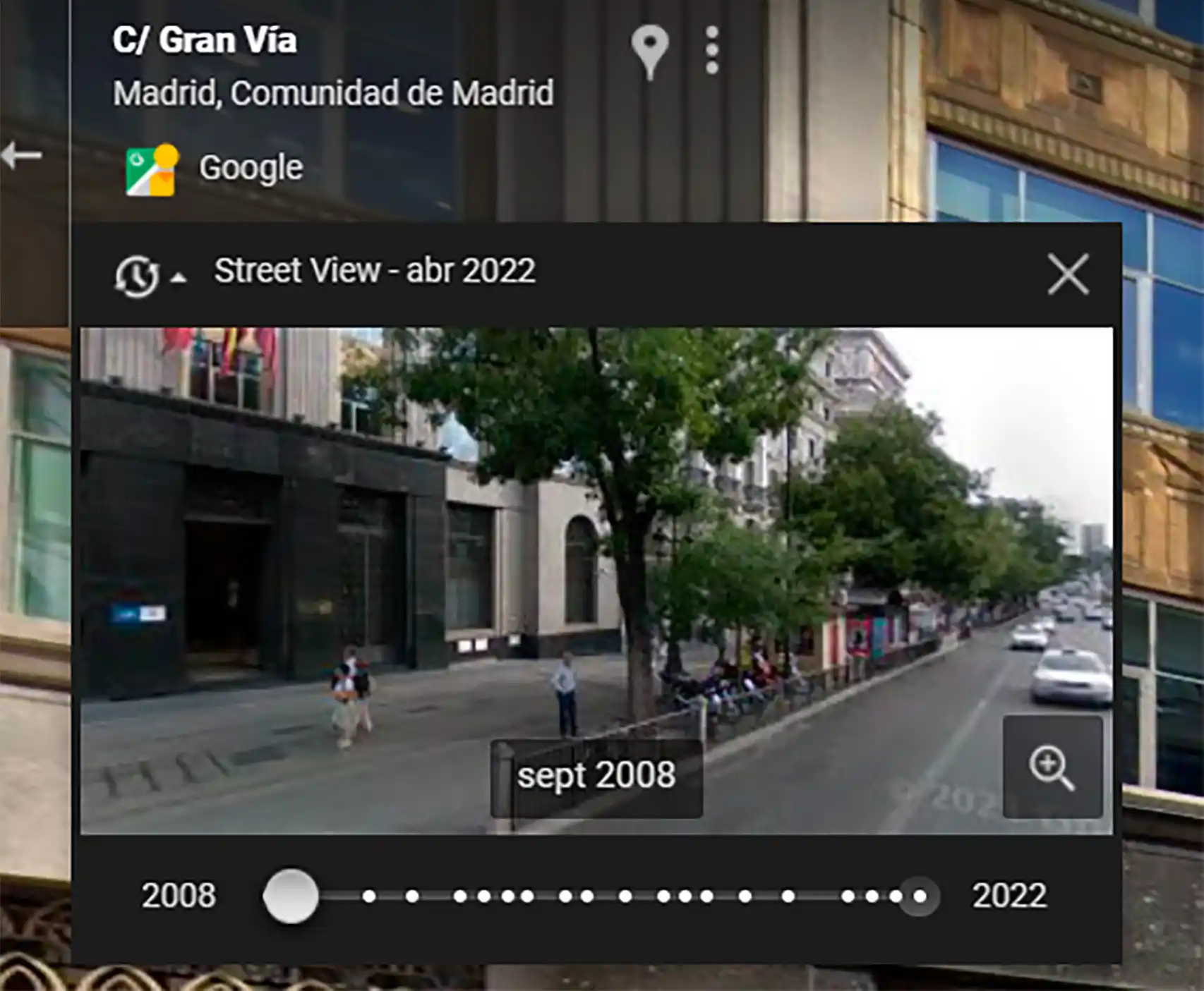 Google Maps te permite ver cómo era tu calle hace años • Canal C