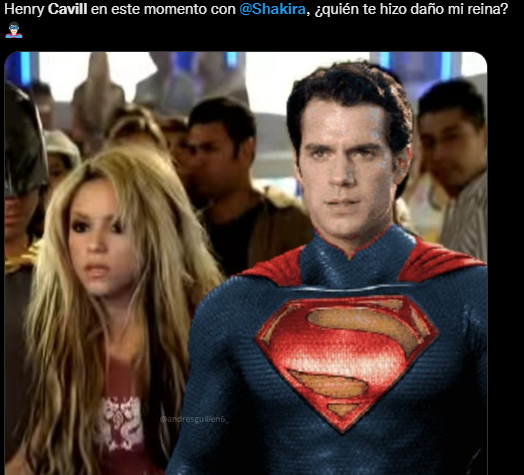 Tras los rumores de separación en las redes vinculan a Shakira con Henry Cavill, el actor de Superman • Canal C