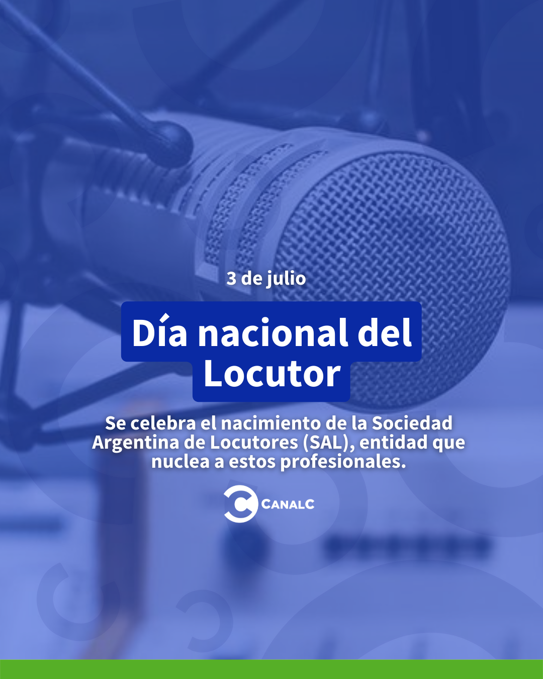 Hoy se celebra el Día del Locutor en Argentina • Canal C
