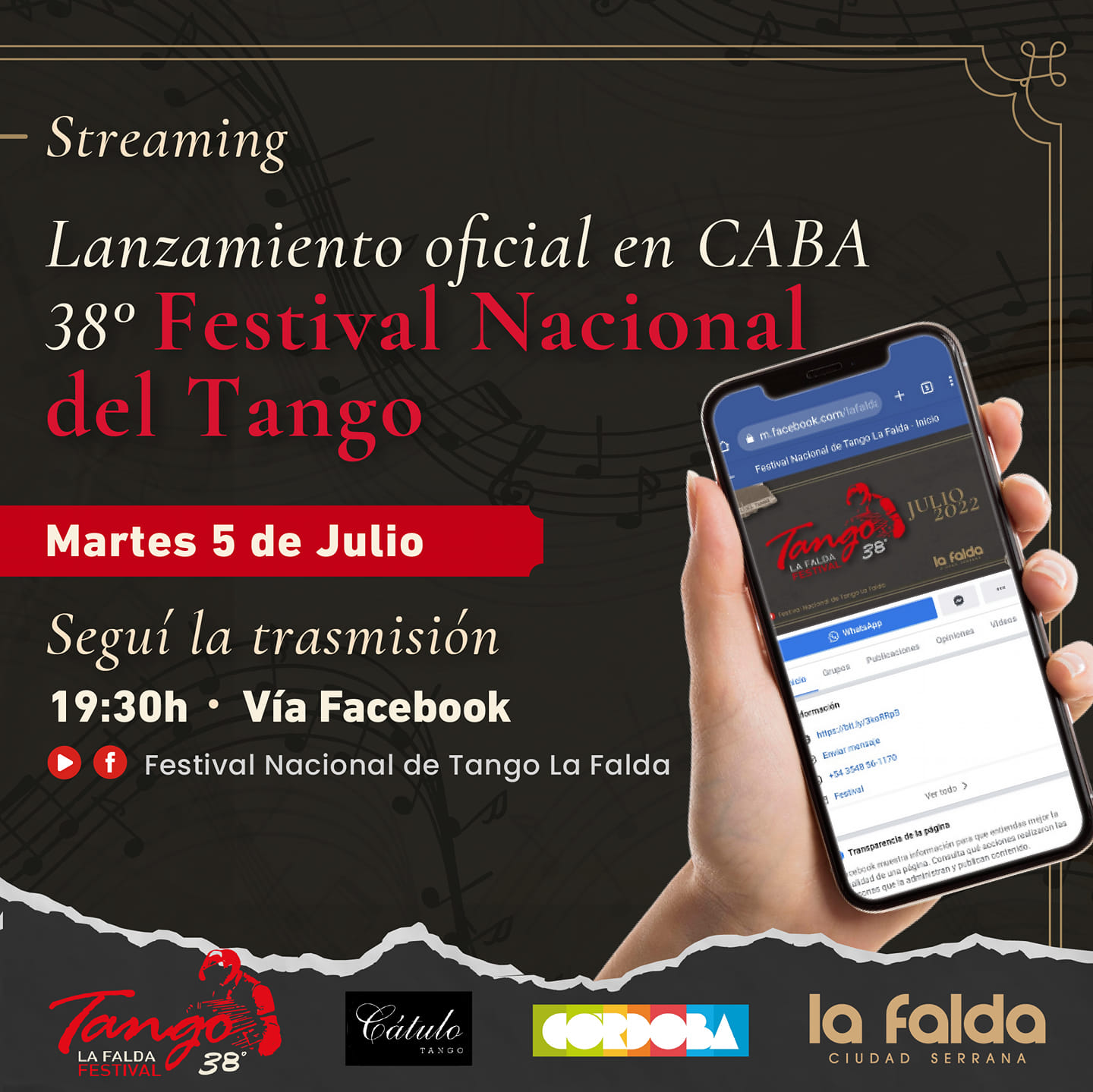 Llega el 38° Festival Nacional de Tango de La Falda 2022 • Canal C