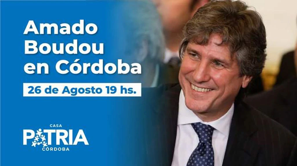 Amado Boudou brindará una “clase de economía” en Córdoba • Canal C