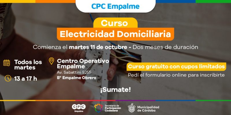 La Municipalidad dicta un curso de electricista gratis • Canal C