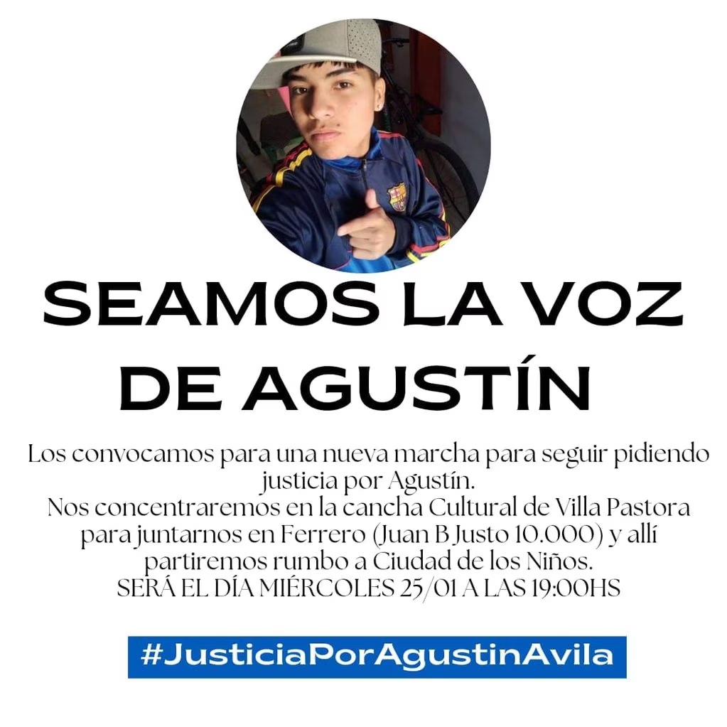 Familiares y amigos marcharán pidiendo justicia por Agustín Ávila | Canal Showsport