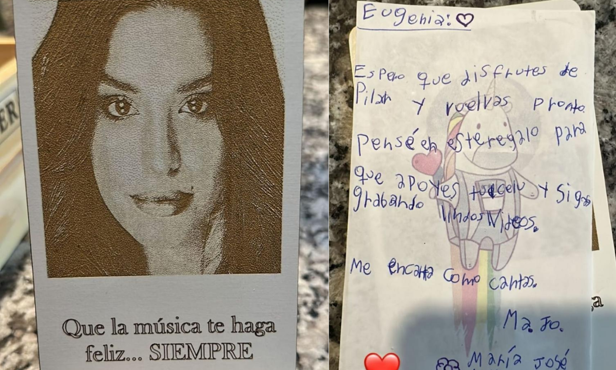 Euge Quevedo mostró la emocionante carta que le envió una niña • Canal C