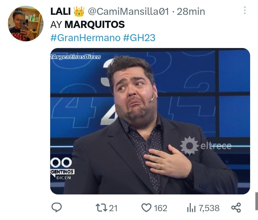 El padre de Marcos entro a GH y en Twitter estallaron los memes • Canal C