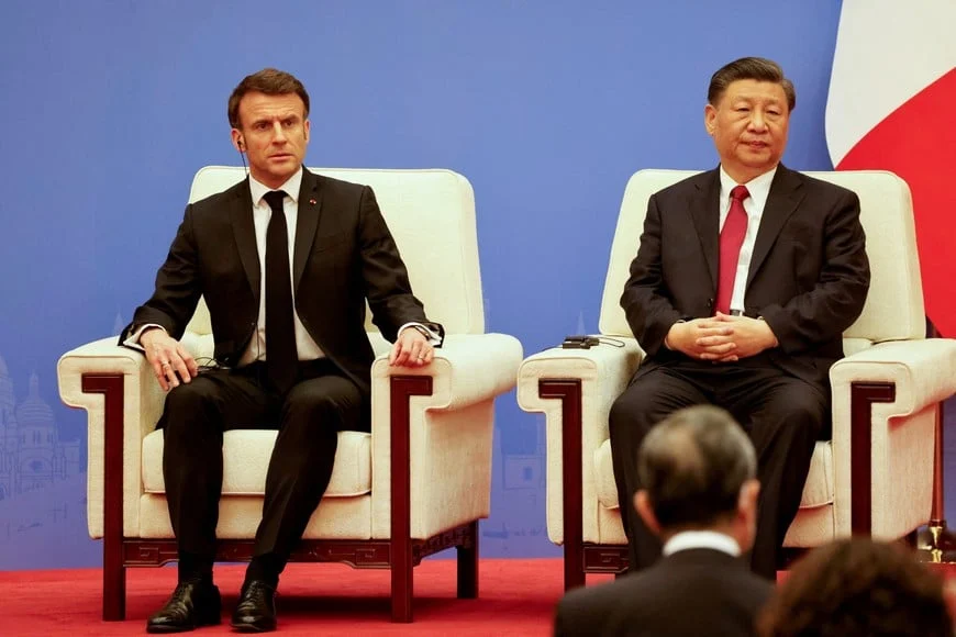 Macron se reunió con Xi y le pidió ayuda para poner fin a la guerra en Ucrania • Canal C