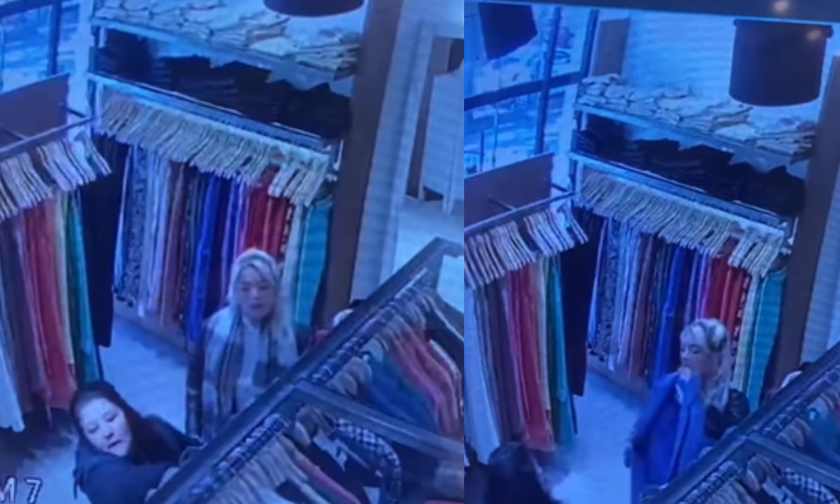 Natalia Jiménez compartió el video de dos mujeres robando en un showroom • Canal C