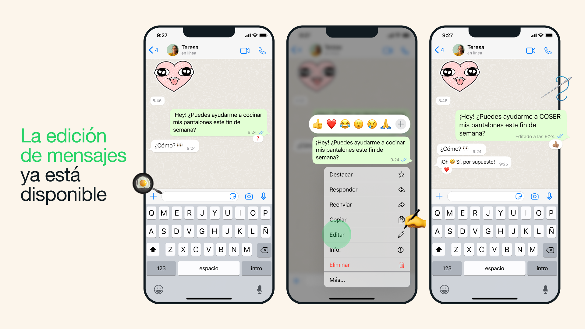 WhatsApp ya te permite editar tus mensajes: cómo hacerlo • Canal C
