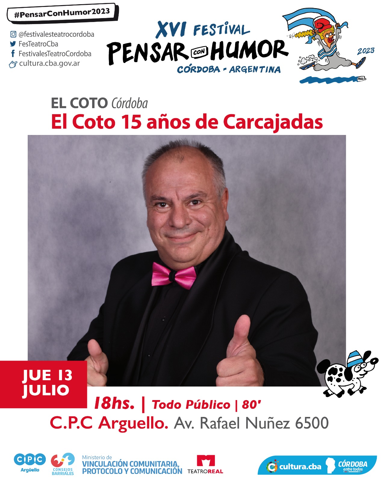 Comienza el Mes del Humor 2023 con una propuesta imperdible en Córdoba • Canal C