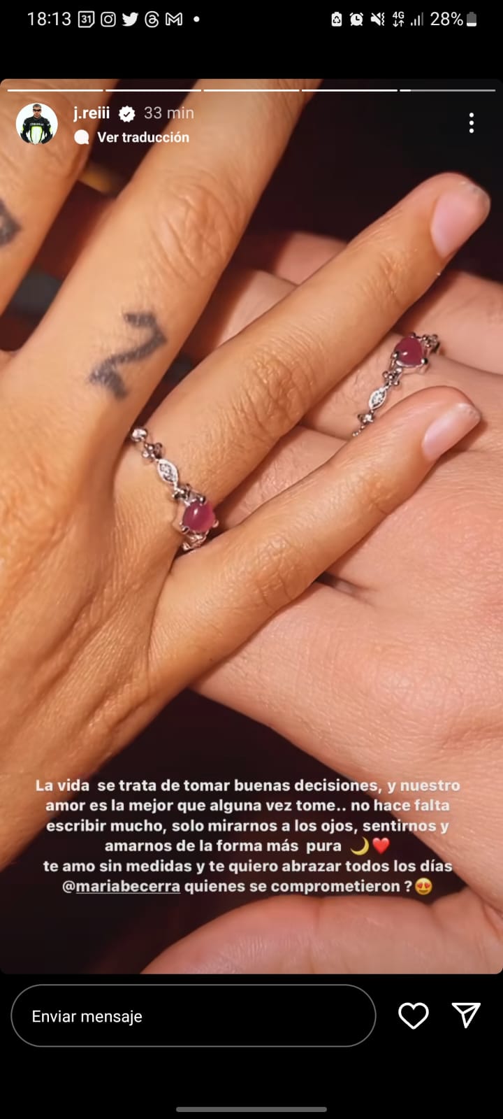 ¡Se casan! María Becerra y J Rei comprometidos • Canal C