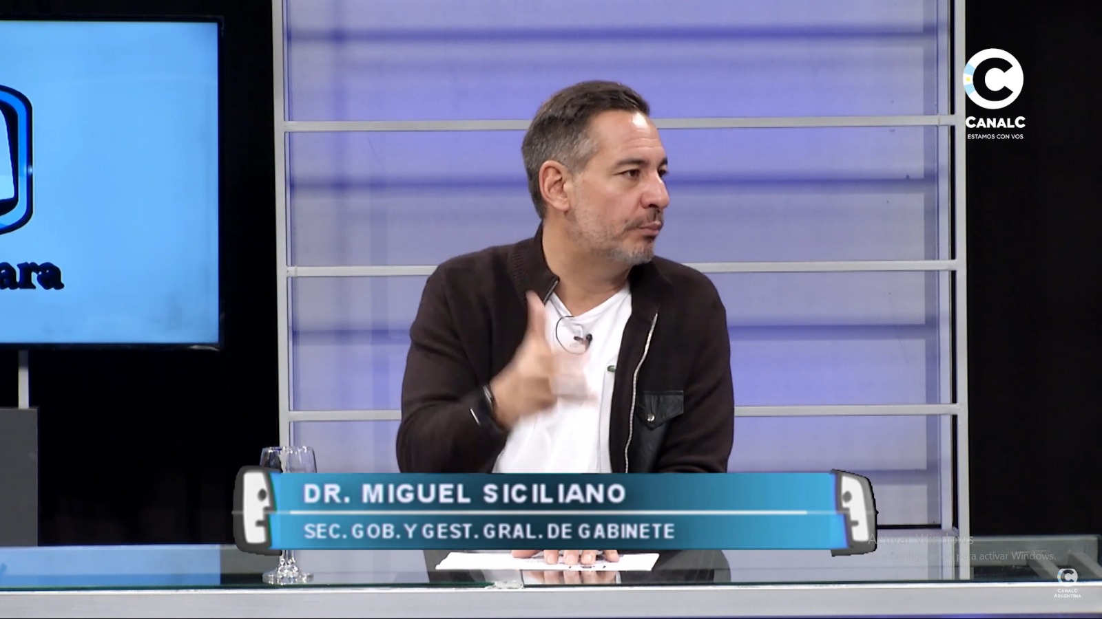 Miguel Siciliano en Cara a Cara "Yo quería ser intendente, me preparé para eso" • Canal C