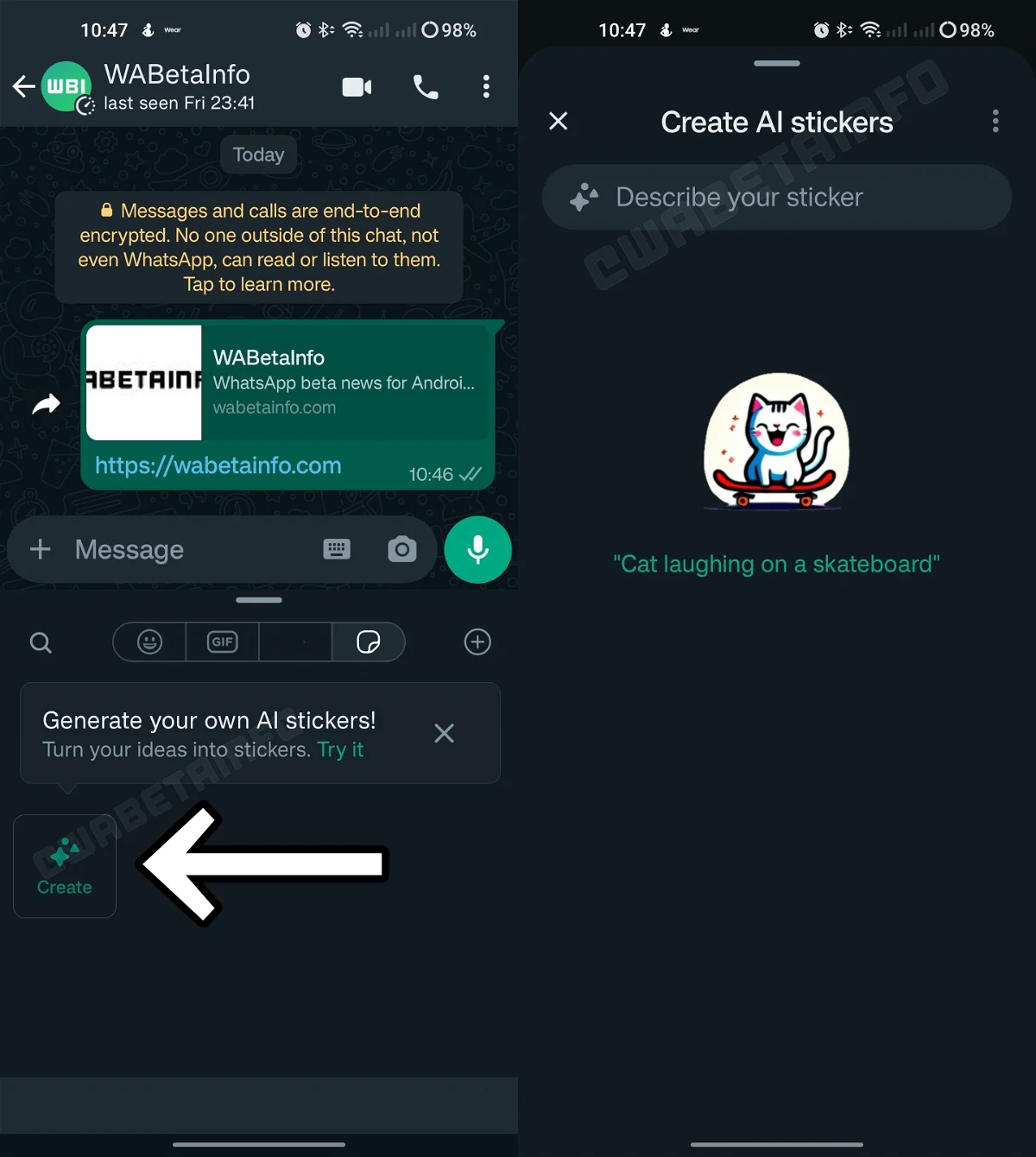 La nueva actualización de WhatsApp te permitirá crear tus propios stickers • Canal C