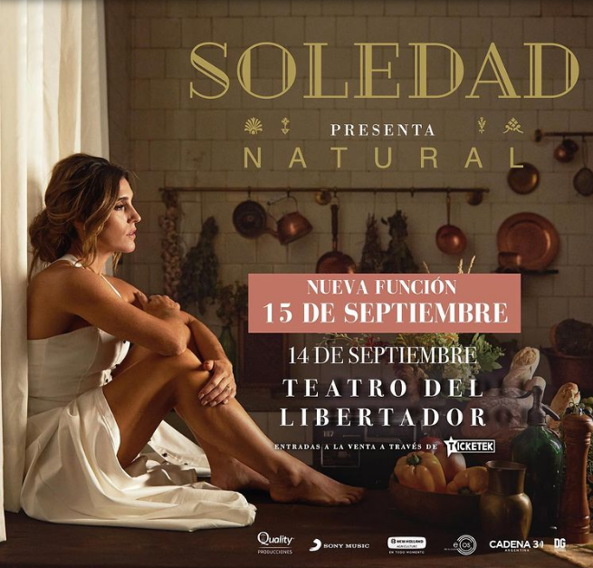 Soledad Pastorutti suma una nueva función en el Teatro el Libertador tras agotar entradas • Canal C